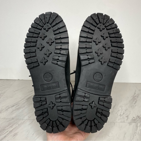 Timberland Black Nubuck Lace Up Boot 9M - Picture 13 of 14